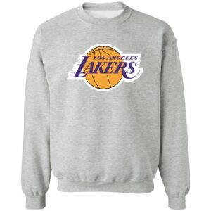 Los Angeles Lakers Basketball   Crewneck Pullover Sweatshirt