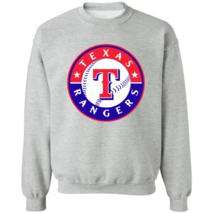 Texas Rangers Baseball  Crewneck Pullover Sweatshirt