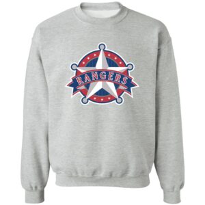 Texas Rangers Baseball  Crewneck Pullover Sweatshirt