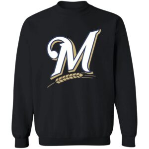 Milwaukee Brewers Baseball  Crewneck Pullover Sweatshirt