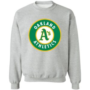 Oakland Athletics Baseball  Crewneck Pullover Sweatshirt