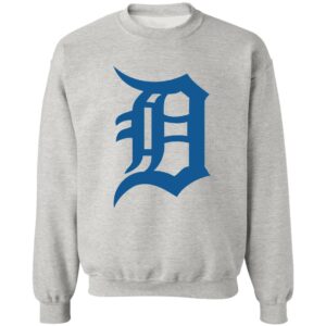 Detroit Tigers Baseball  Crewneck Pullover Sweatshirt