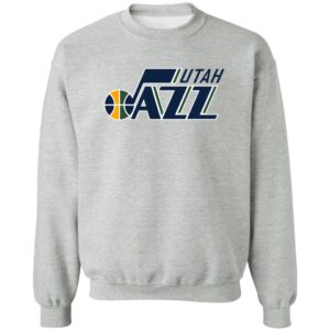 Utah Jazz Basketball  Crewneck Pullover Sweatshirt