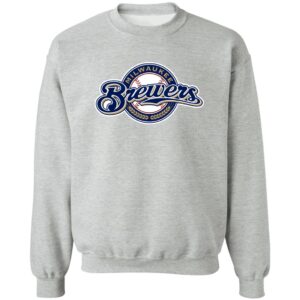 Milwaukee Brewers Baseball  Crewneck Pullover Sweatshirt