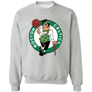 Boston Celtics Basketball   Crewneck Pullover Sweatshirt