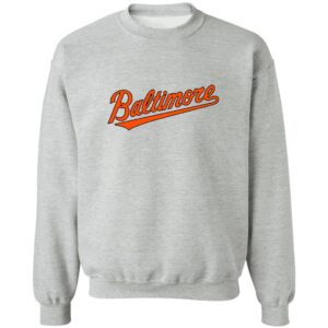 Baltimore Orioles Baseball  Crewneck Pullover Sweatshirt