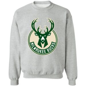 Milwaukee Bucks Basketball  Crewneck Pullover Sweatshirt